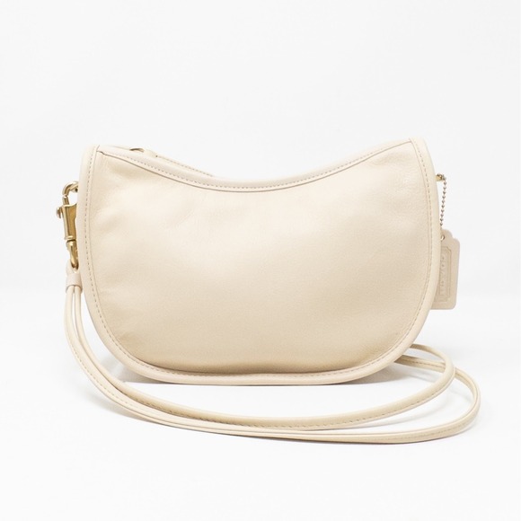 Coach Handbags - Vintage‎ Coach Bone Leather Swinger Bag 4080 Crossbody Shoulder Bag 90s Archival